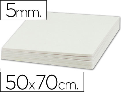 Carton mousse 50x70 cm - épaisseur 5 mm