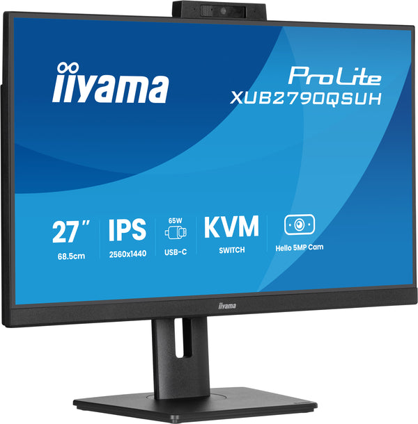 Écran iiyama ProLite XUB2790QSUH 27" avec Webcam