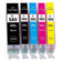 Pack 5 cartouches Compatible Canon PGI-580XL/CLI-581XL CMJN Haute Capacité