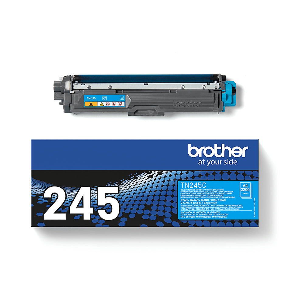 Toner laser Brother tn245c - cyan haute capacité 2200 pages