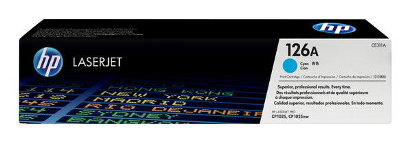 Cartouche toner HP 126a cyan - qualité professionnelle