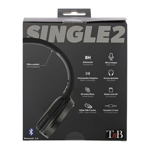 Casque bt 5.0 - confort et polyvalence