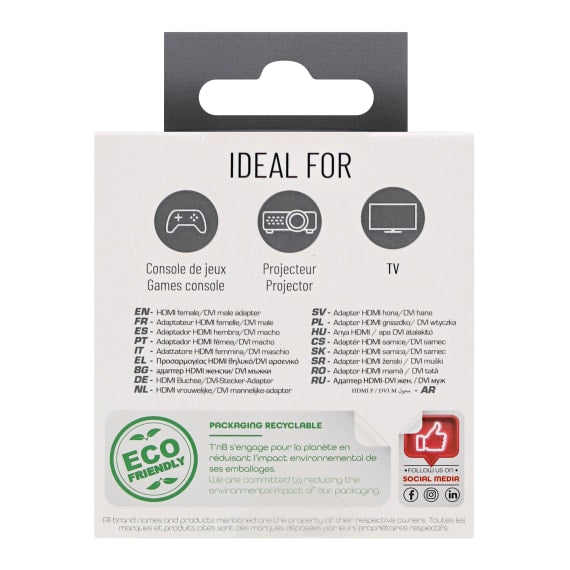 Adaptateur hdmi-dvi bidirectionnel - connectivité flexible