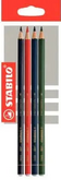 Crayon Couleur multi-surfaces stabilo all - etui de 4 couleurs assorties N/R/B/V