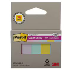 Marque-page Post-it® Super Sticky 5x70 - 3M