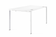 BUREAU DROIT 180X80CM BLANC - GAMME WORK
