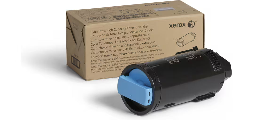 Xerox Cartouche de toner Cyan de Capacité standard Imprimante couleur ® VersaLink® C500/multifonctions ® VersaLink® C505 (9000 pages) - 106R03873