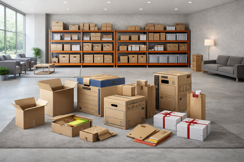 Caisses, cartons et boites