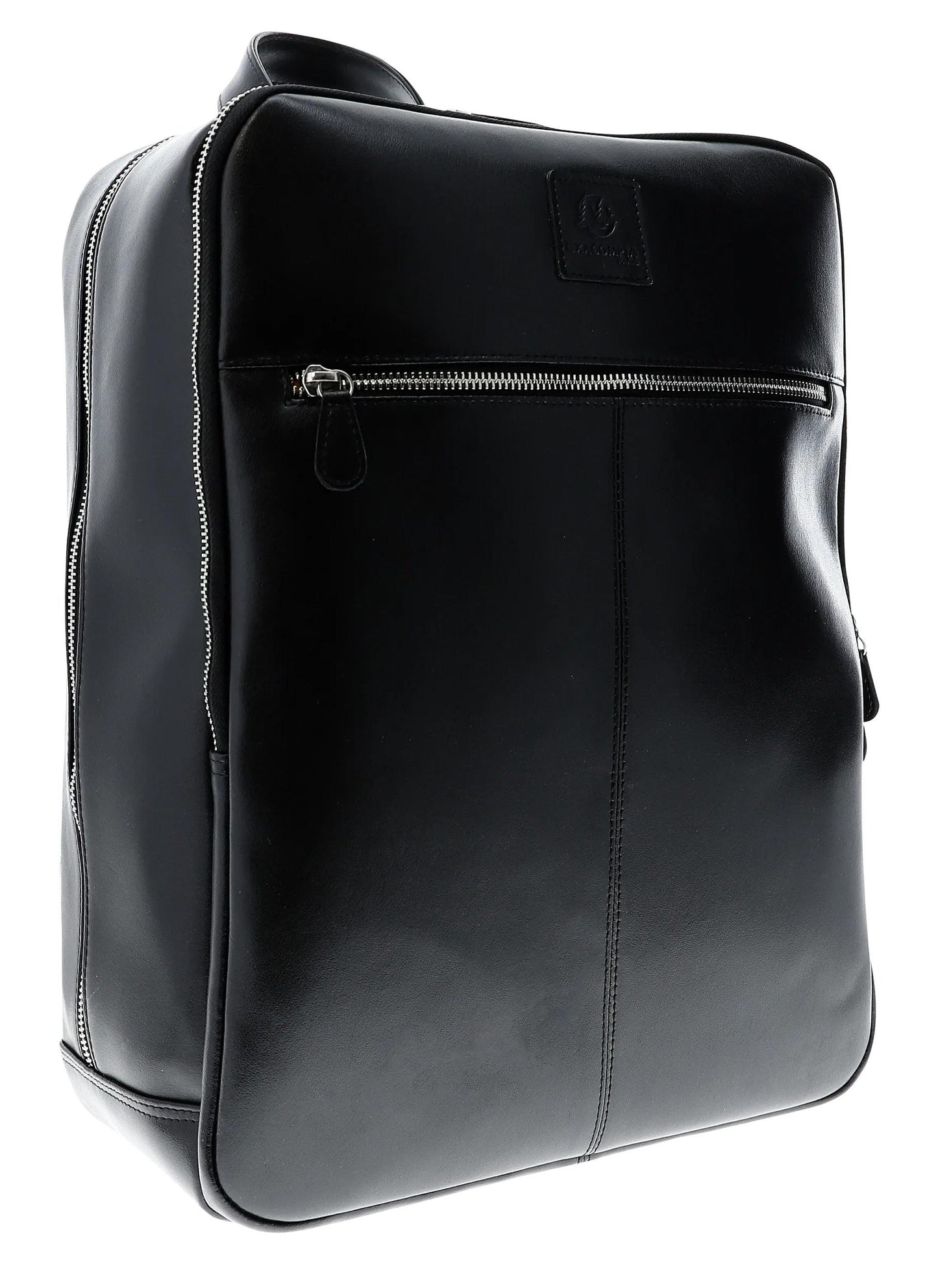 Sac à dos ordinateur - cuir noir, 15.6"