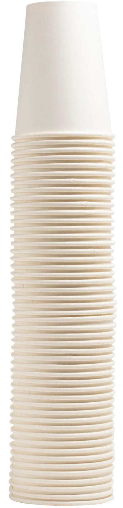 Gobelet carton 20cl - lot de 50, blanc