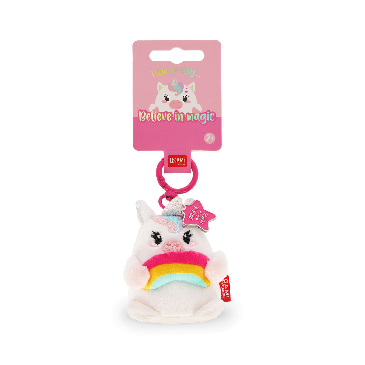 Porte-clés Peluche Super Soft Unicorn Multicolore