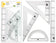 set tracage 4 pieces transparent