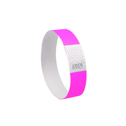 Bracelet événementiel rose 256x19mm - Pack de 500