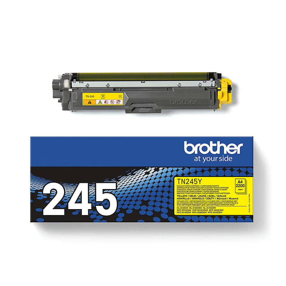 Toner laser Brother tn-245y - haute capacité jaune