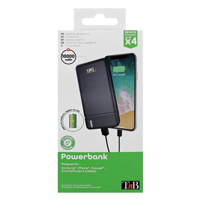 Batterie externe T'nB 10000mAh charge rapide 10W