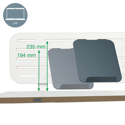 Organiseur bureau ergonomique avec 4 accessoires -gris