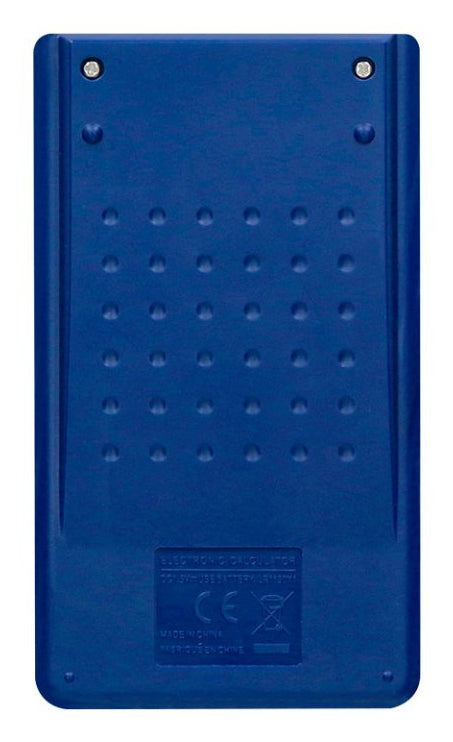 Calculatrice poche 8chiffres solaire bleu