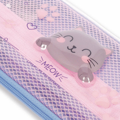 Trousse Legami wonderwow kitty - design coloré et pratique