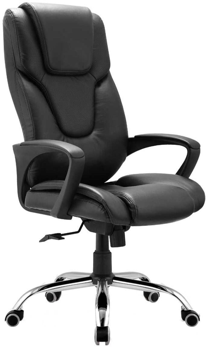 Fauteuil de direction Jud Simili Cuir Noir