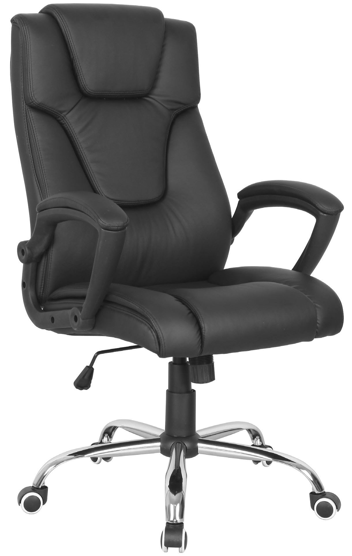 Fauteuil de direction Jud Simili Cuir Noir
