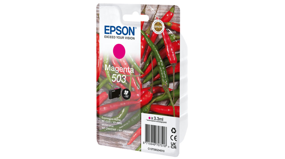 Cartouche d'encre Epson 503 magenta piment - rendement standard