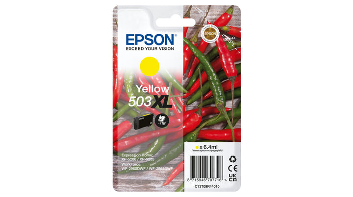 Cartouche d'encre Epson 503xl jaune piment - rendement élevé