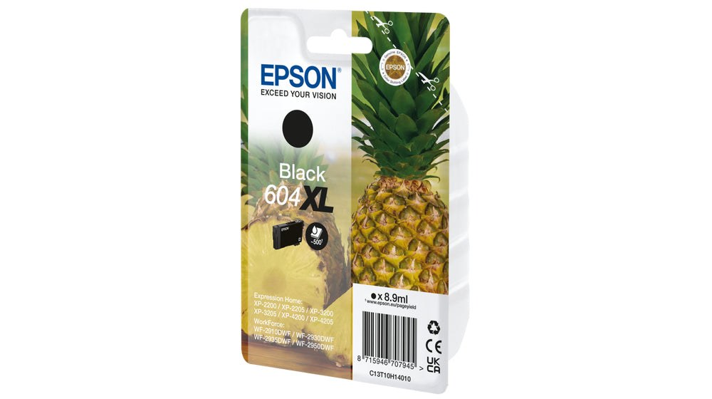 Cartouche d'encre Epson 604xl noire - 500 pages