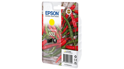 Cartouche d'encre Epson 503 jaune piment 165 pages - rendement standard