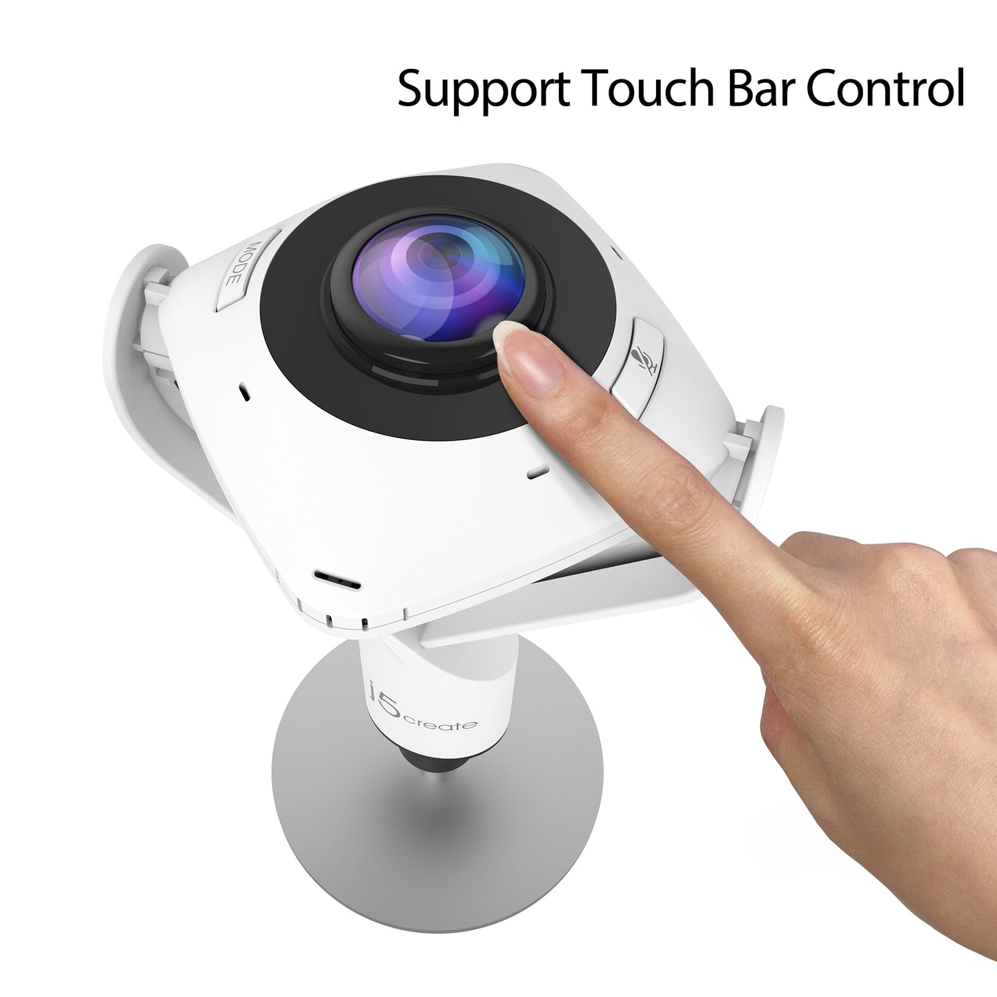 Webcam 360° 1080p - vidéo hd et audio pro