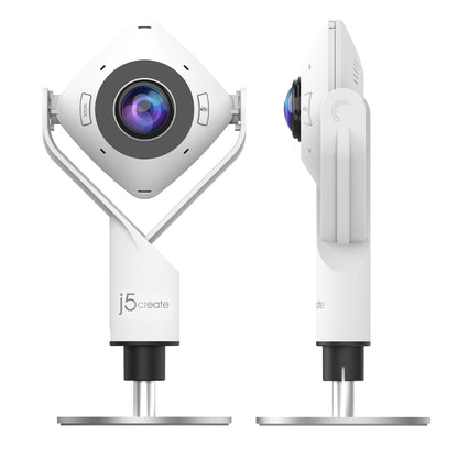 Webcam 360° 1080p - vidéo hd et audio pro