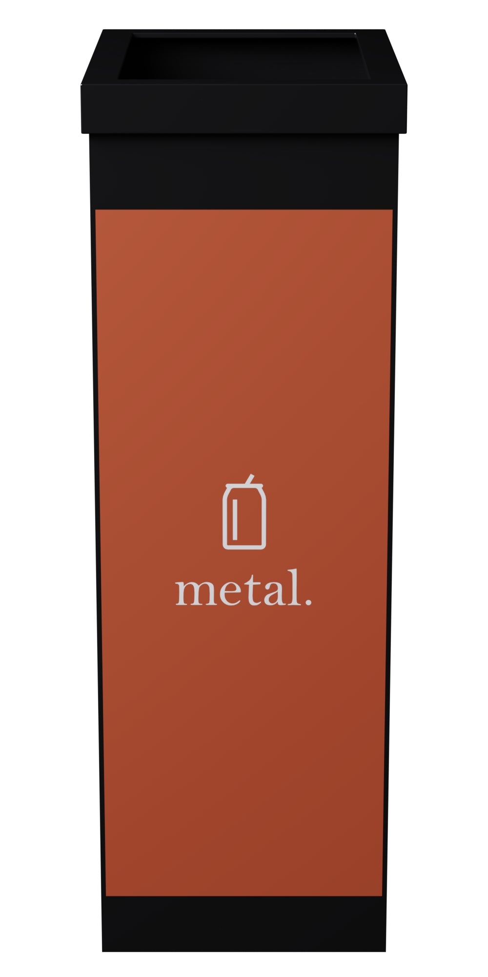 Corbeille Tri Selectif Metal