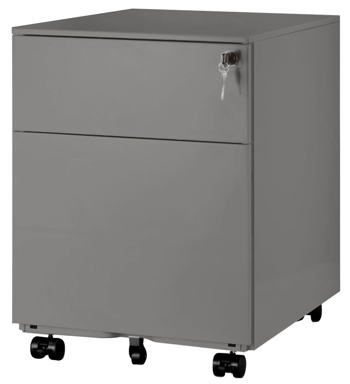 Caisson mobile 2 tiroirs pro silver