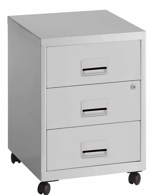 Caisson mobile 3 tiroirs pro silver