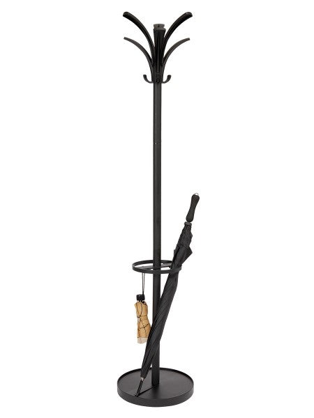 Portemanteau brio 6 pateres noir