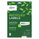 Etiquette recyclée  99.1x57 -15feuilles  150 etiquettes