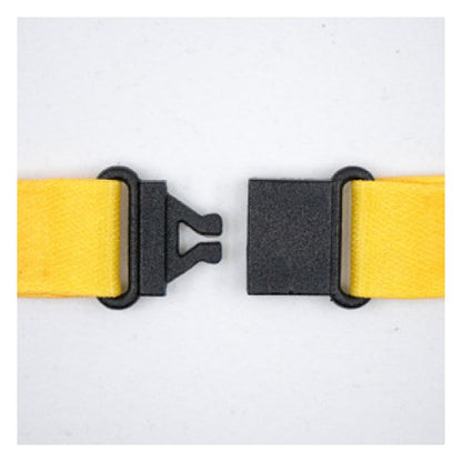 Lacet text.recyc p/badge p/10 jaune
