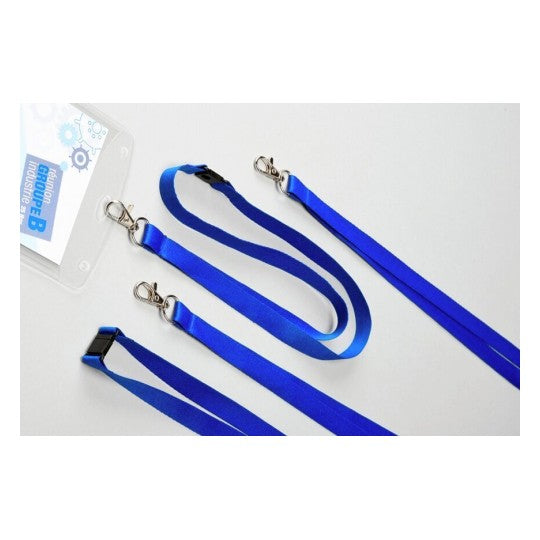 Lacet textile recyclé  p/10 bleu