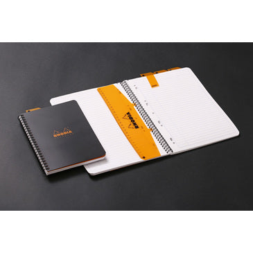 Cahier notebook rhodiactive spirale 160 pages ligné a4+