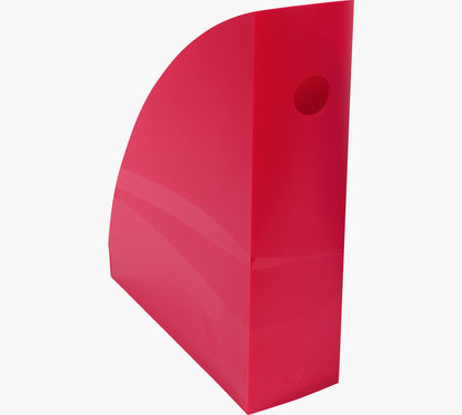 Porte-revues mag-cube framboise