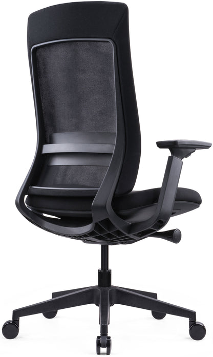 Fauteuil tissu/resille titouannoir