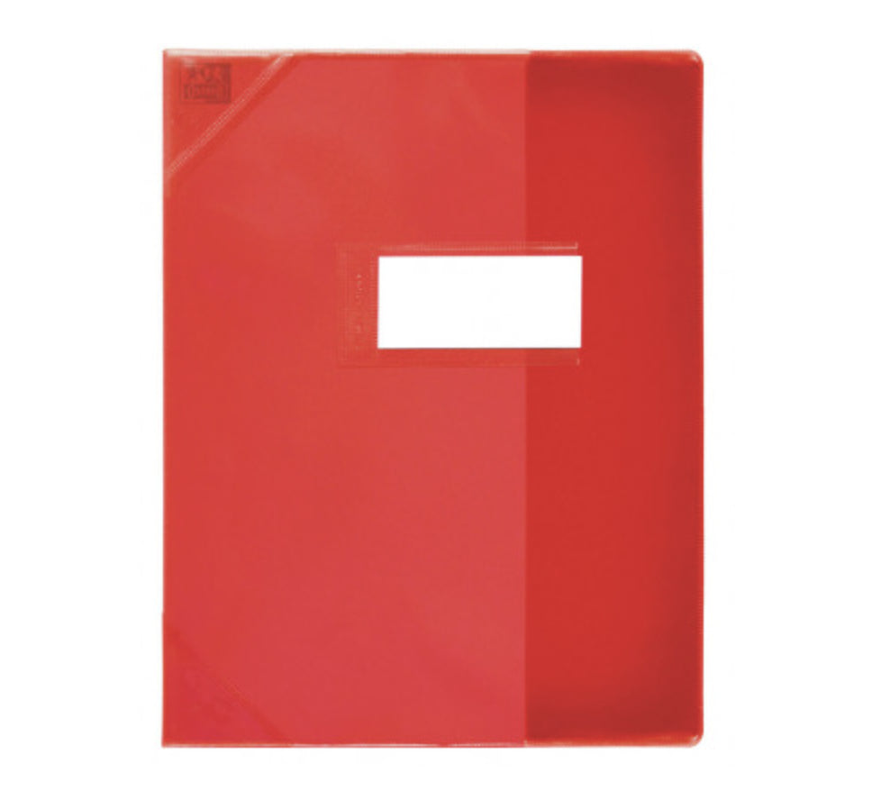 Protege-cahier 17x22 15/100erouge