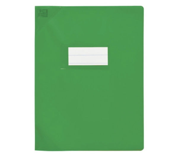 Protege-cahier 17x22 opaque vert