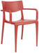 Fauteuil avec accoudoir color pop -brique