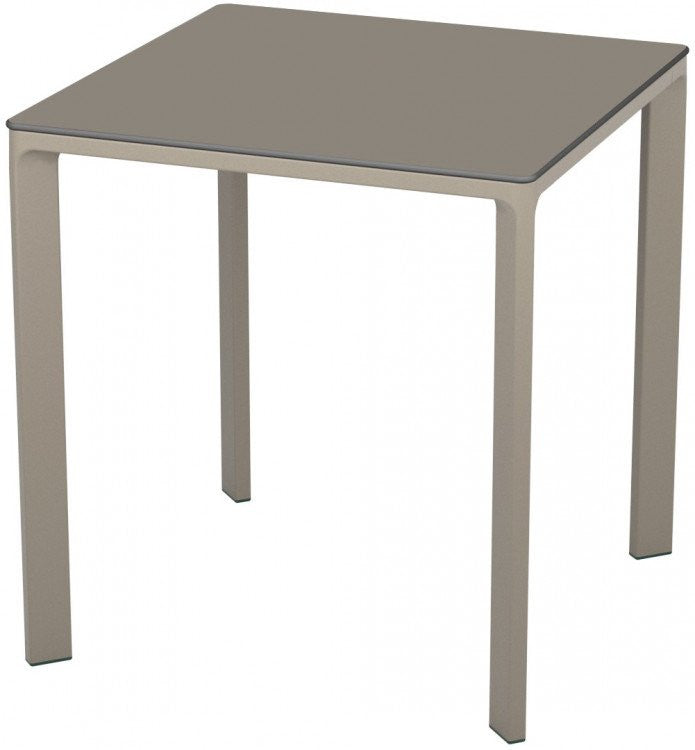 Table carrée 70x70cm- gris taupe