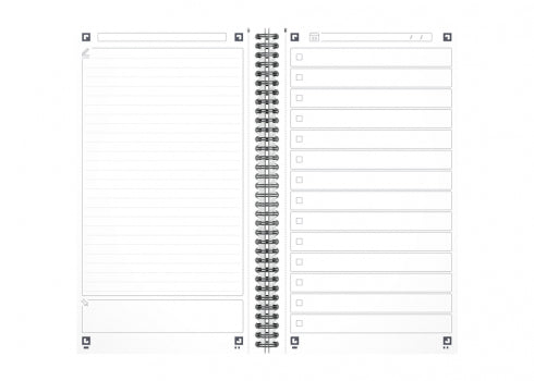 Cahier taskmanager 14,1x24,6 230p