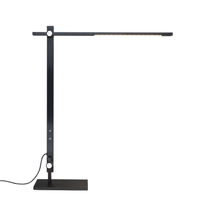 Lampe de Bureau LED lumilight sur socle - Double Articulation Ergonomique