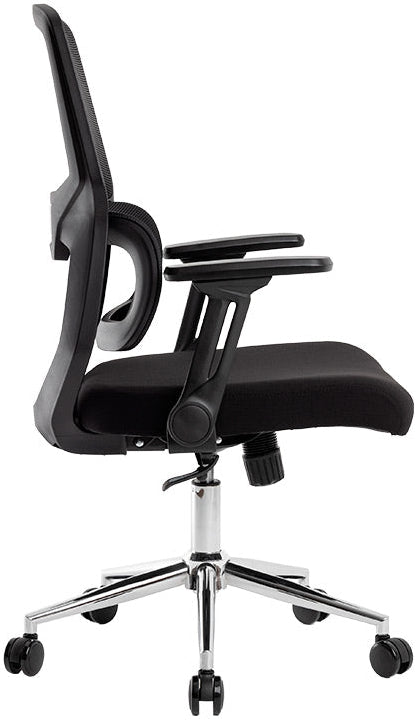Fauteuil Ergonomique Q-Connect Lucca Noir avec Accoudoirs 4D