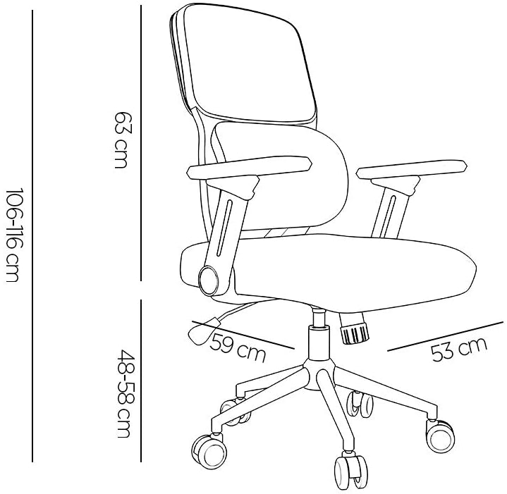 Fauteuil Ergonomique Q-Connect Lucca Gr/Nr