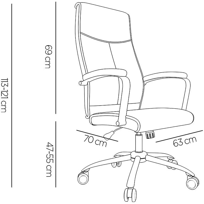 Fauteuil de direction Q-Connect Modena Crème