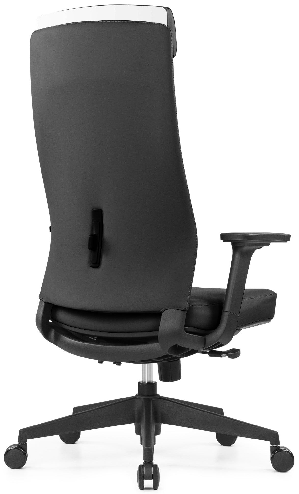 Fauteuil cuir direction lys noir